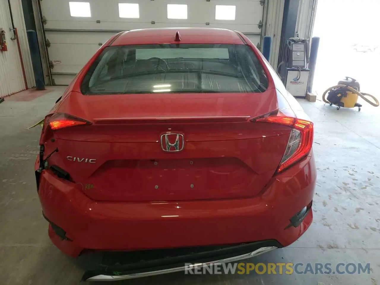 6 fotografías del automóvil dañado 2HGFC1F38LH682345 HONDA CIVIC 2020