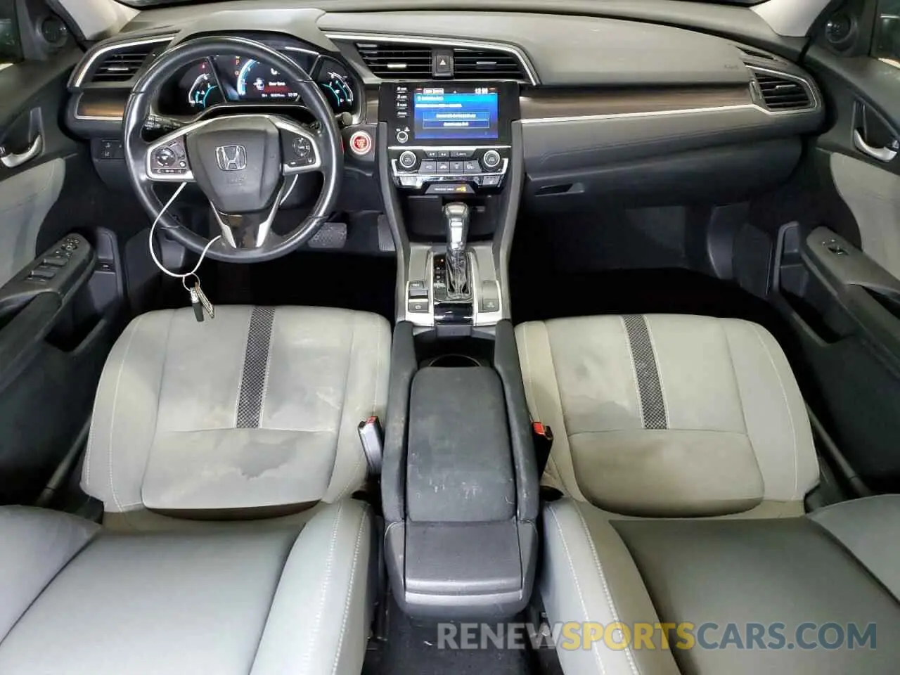8 fotografías del automóvil dañado 2HGFC1F3XLH680807 HONDA CIVIC 2020