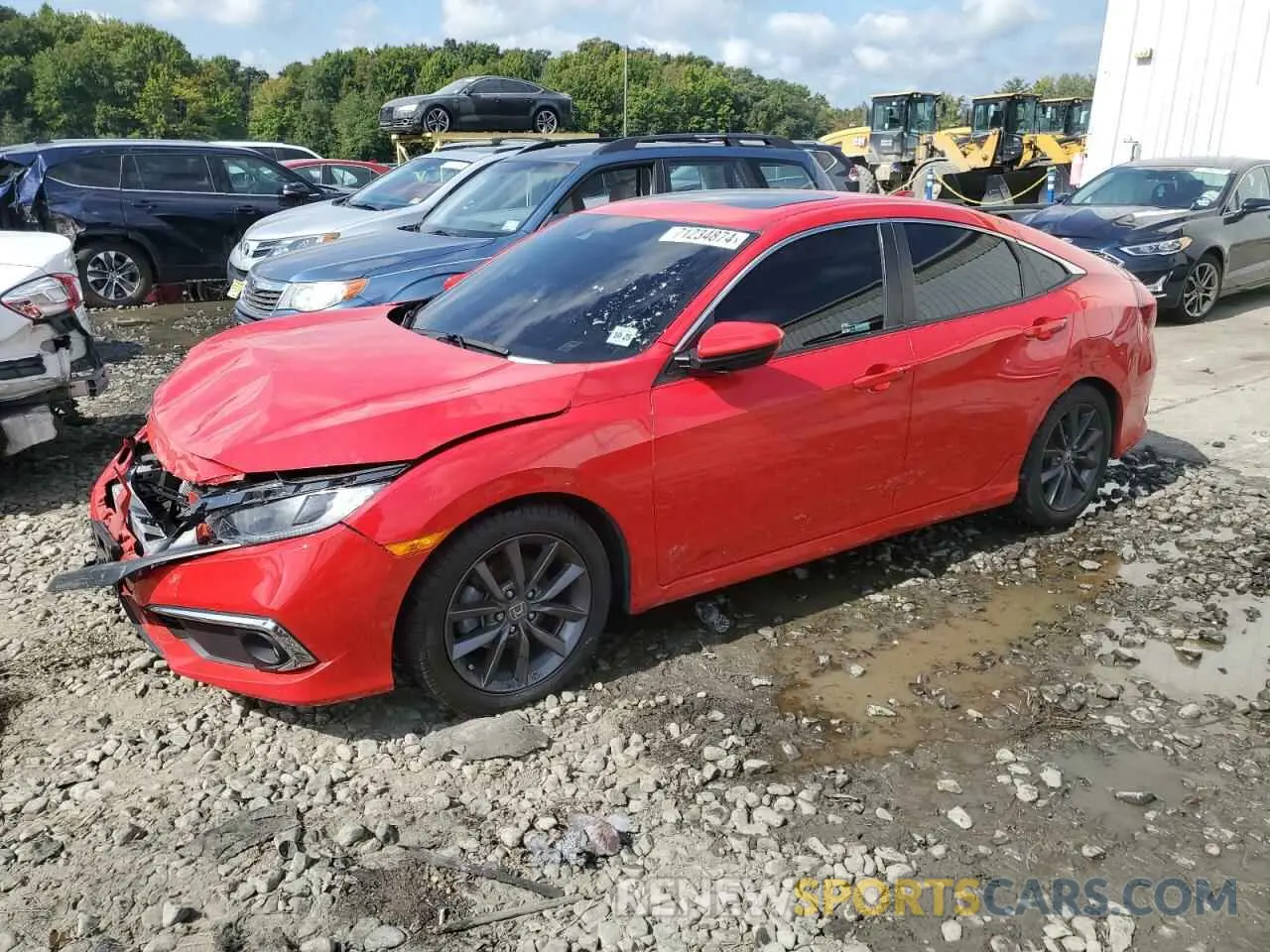1 fotografías del automóvil dañado 2HGFC1F79LH680316 HONDA CIVIC 2020