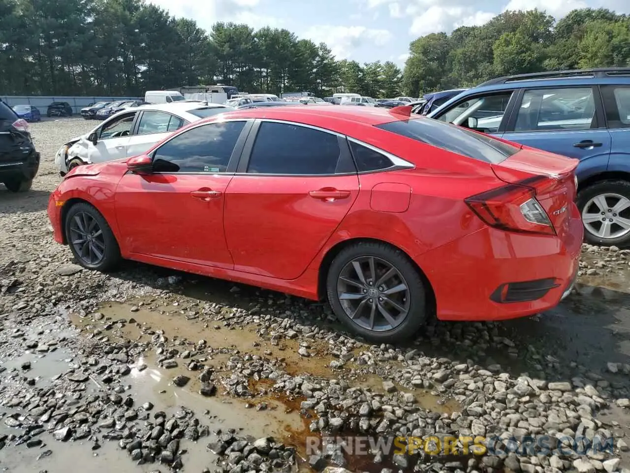2 fotografías del automóvil dañado 2HGFC1F79LH680316 HONDA CIVIC 2020