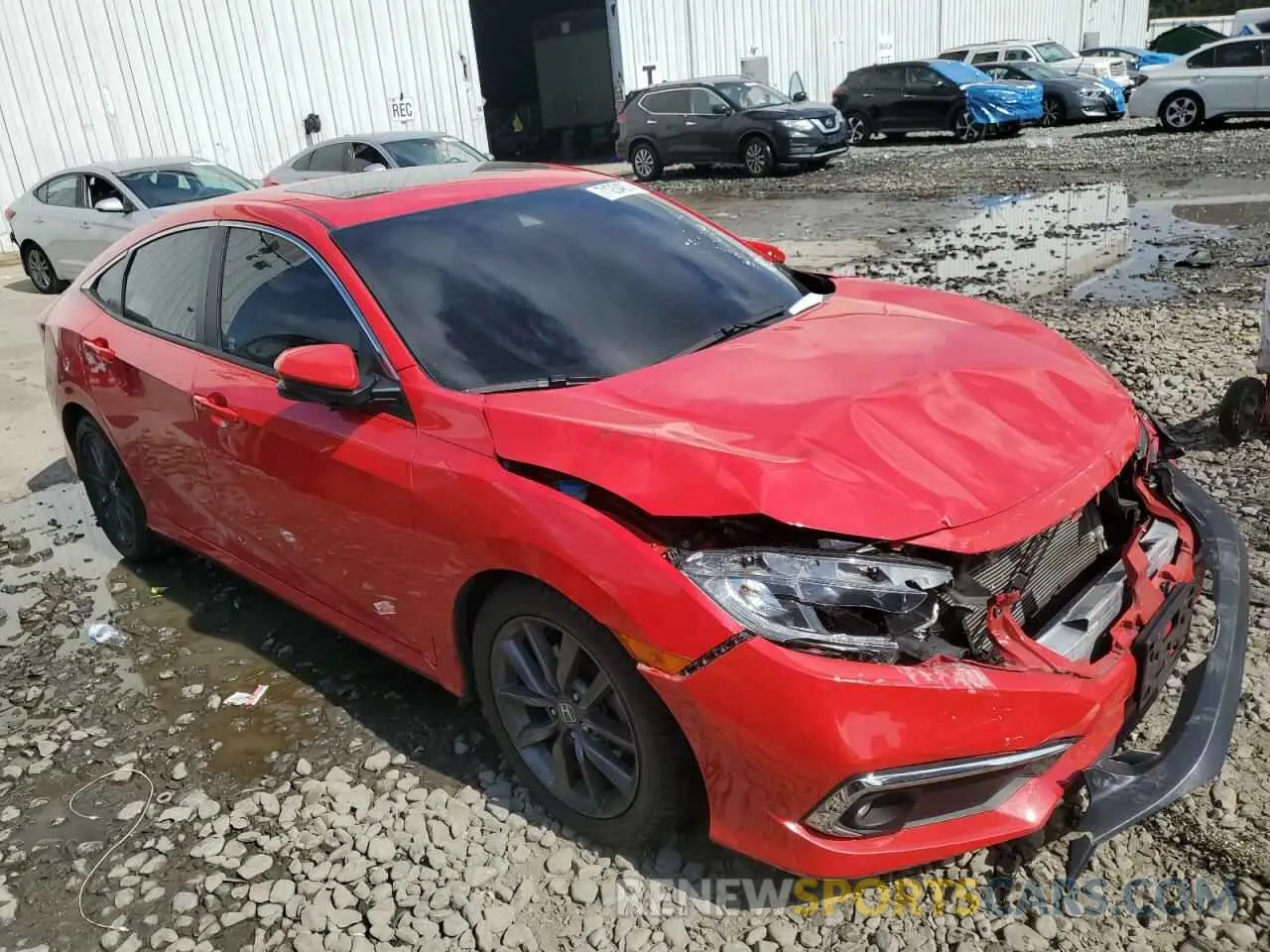 4 fotografías del automóvil dañado 2HGFC1F79LH680316 HONDA CIVIC 2020
