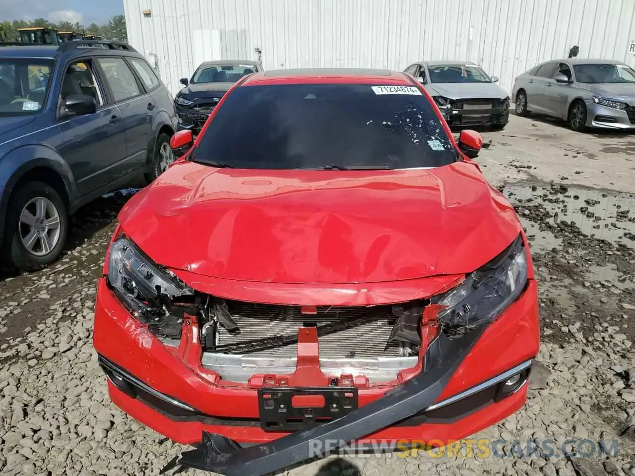 5 fotografías del automóvil dañado 2HGFC1F79LH680316 HONDA CIVIC 2020