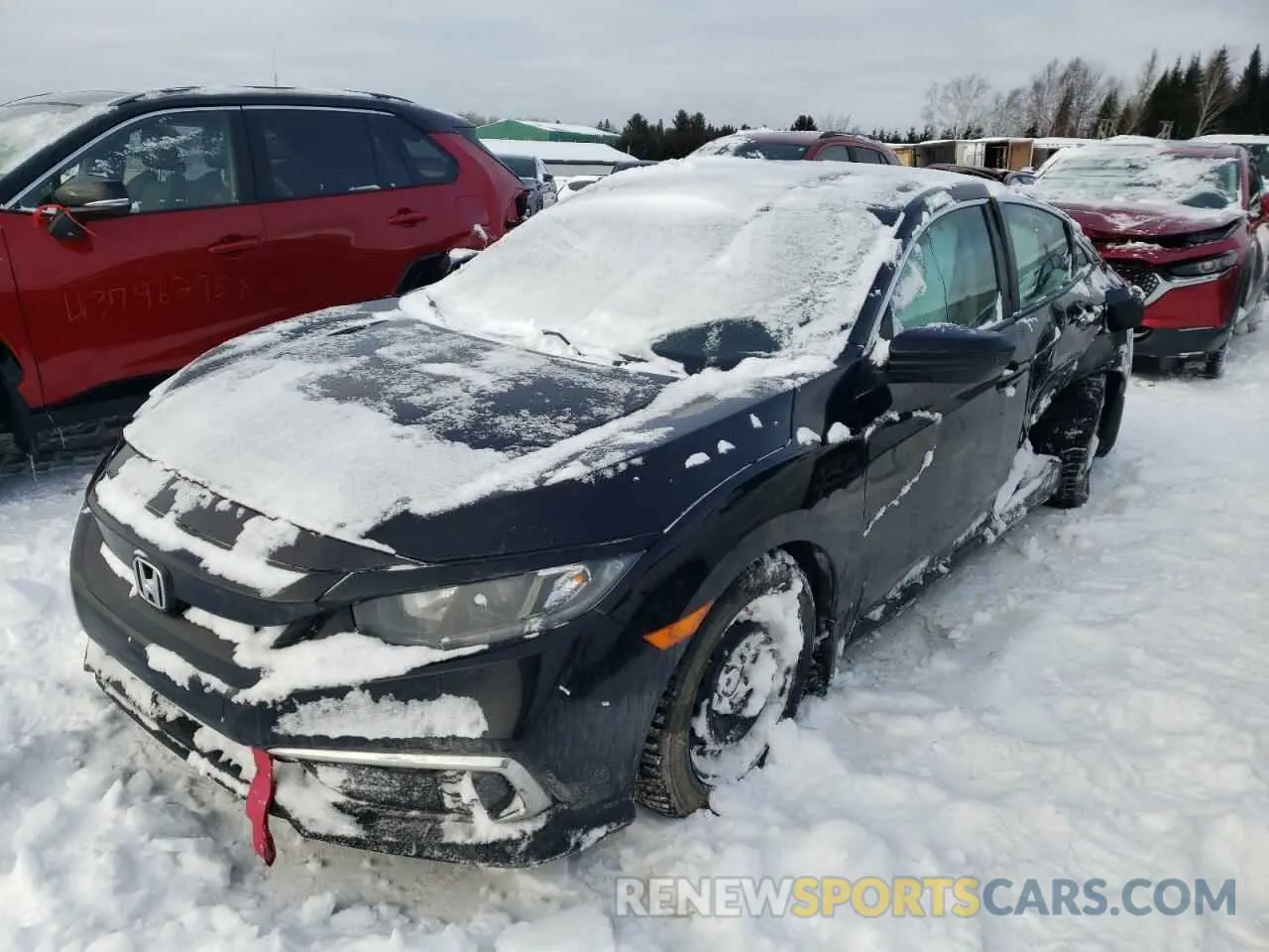 1 fotografías del automóvil dañado 2HGFC2E51LH013164 HONDA CIVIC 2020