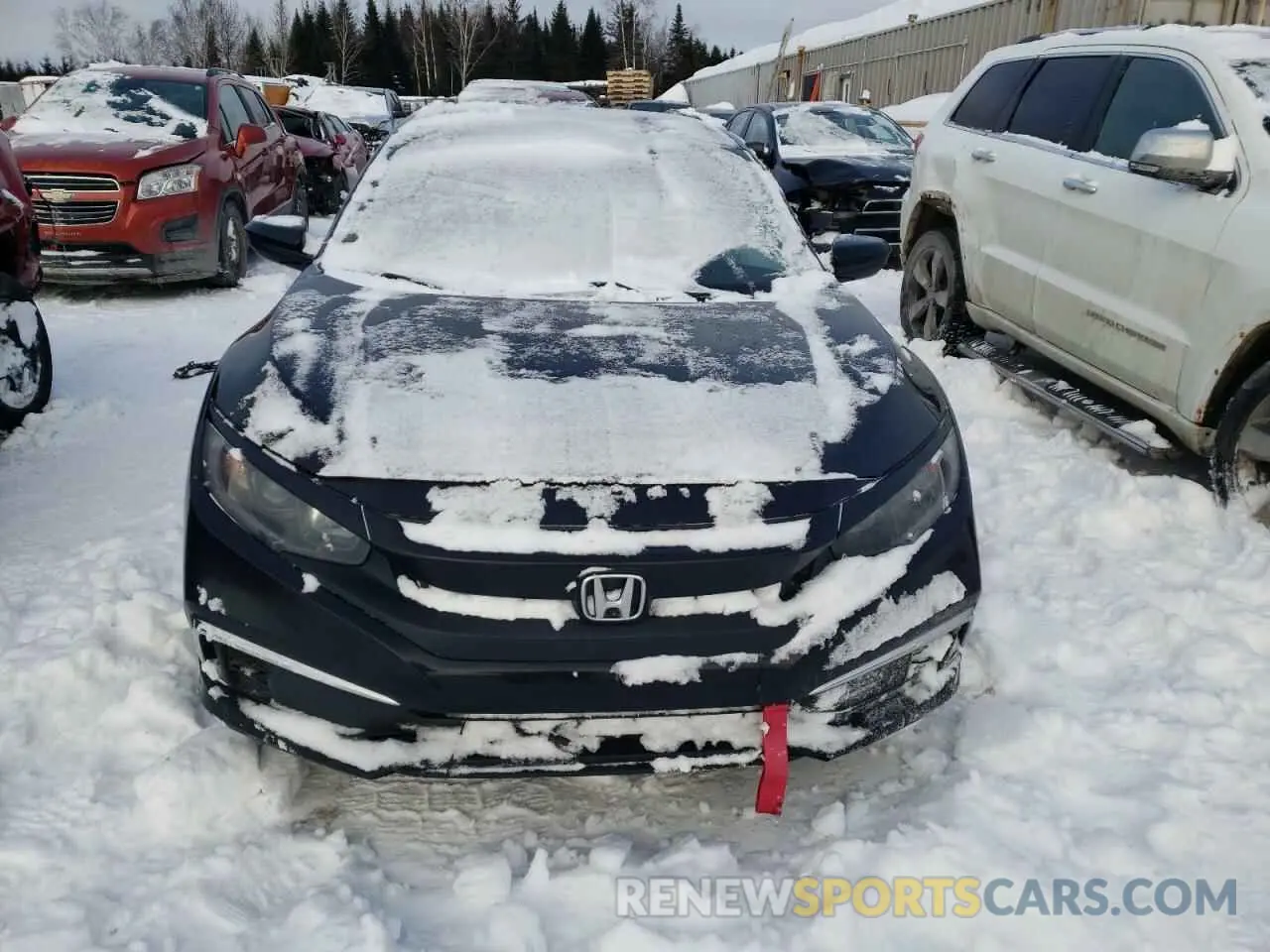 5 fotografías del automóvil dañado 2HGFC2E51LH013164 HONDA CIVIC 2020