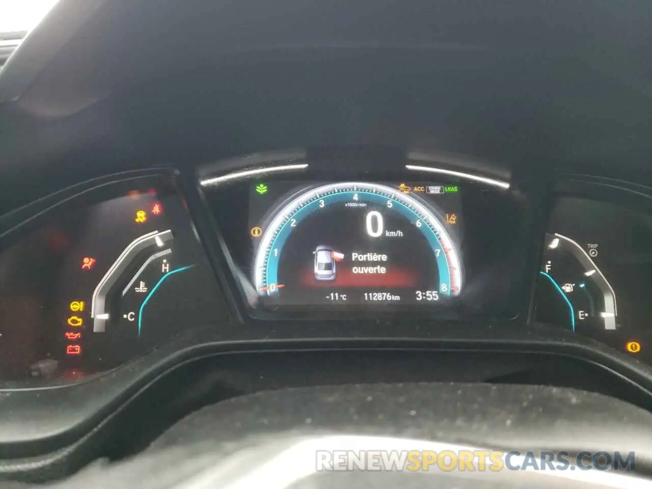 9 fotografías del automóvil dañado 2HGFC2E51LH013164 HONDA CIVIC 2020