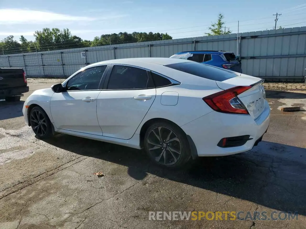 2 fotografías del automóvil dañado 2HGFC2E80LH505176 HONDA CIVIC 2020