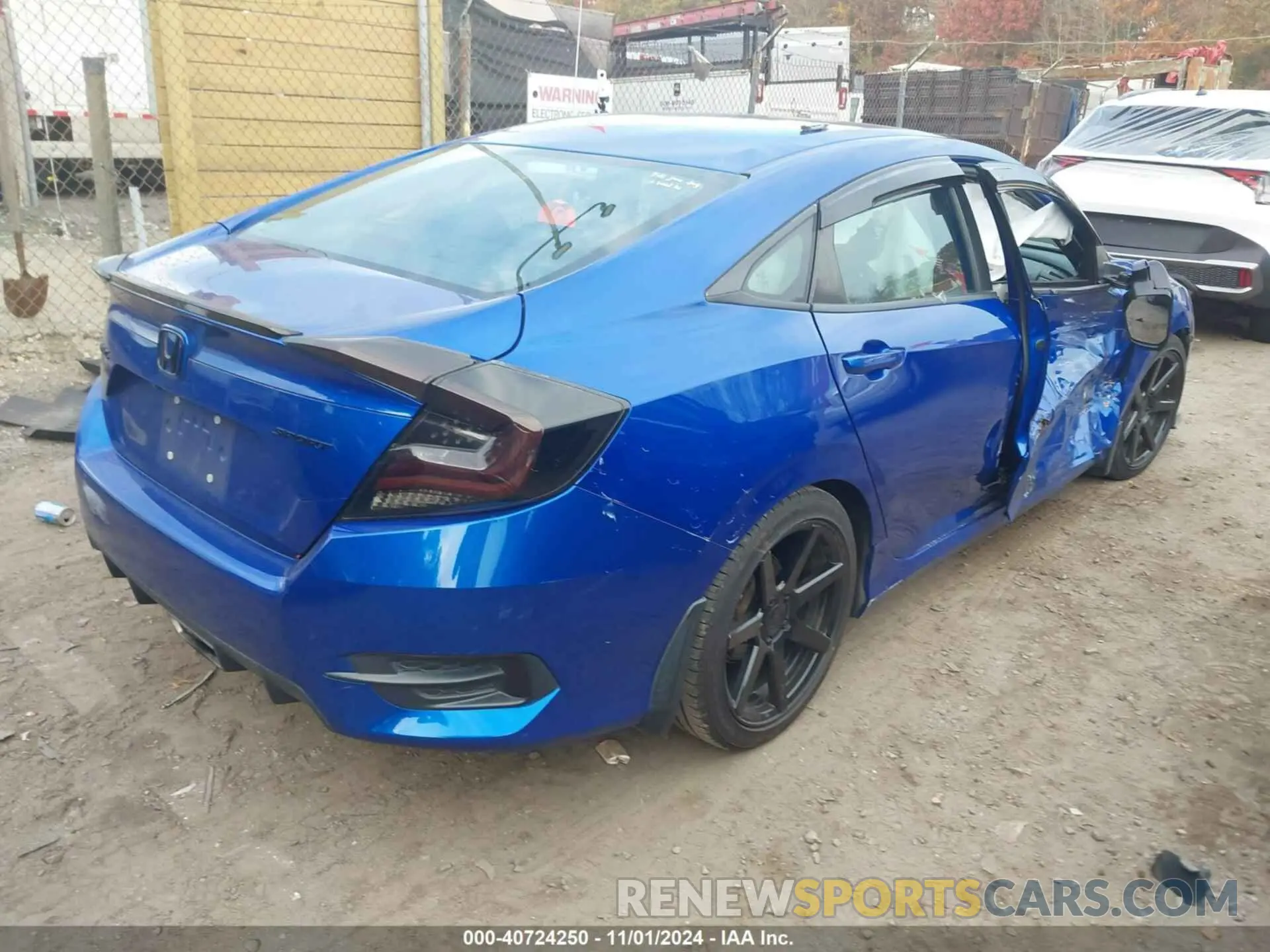 4 fotografías del automóvil dañado 2HGFC2E80LH542180 HONDA CIVIC 2020