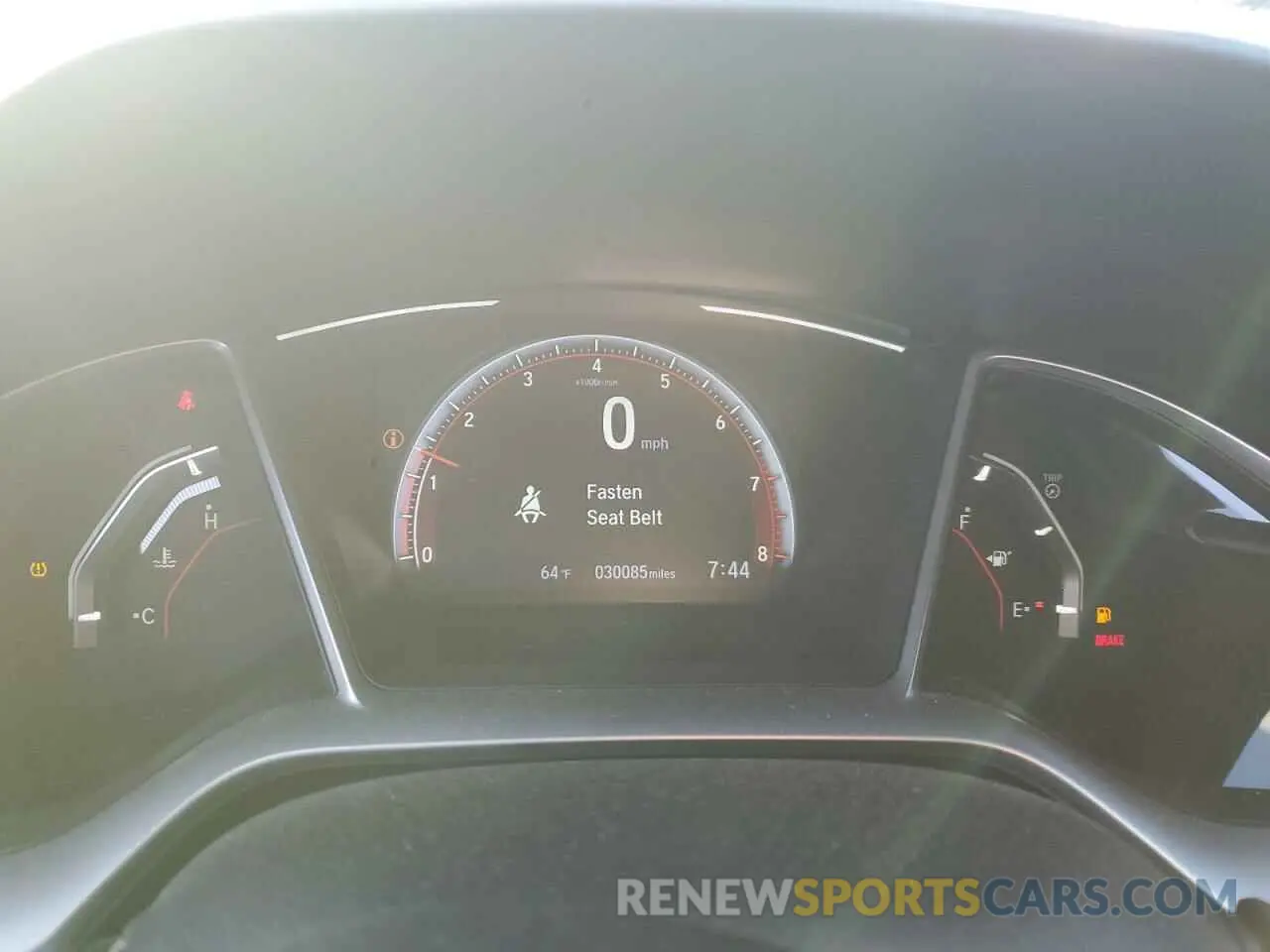 9 fotografías del automóvil dañado 2HGFC2E80LH574174 HONDA CIVIC 2020