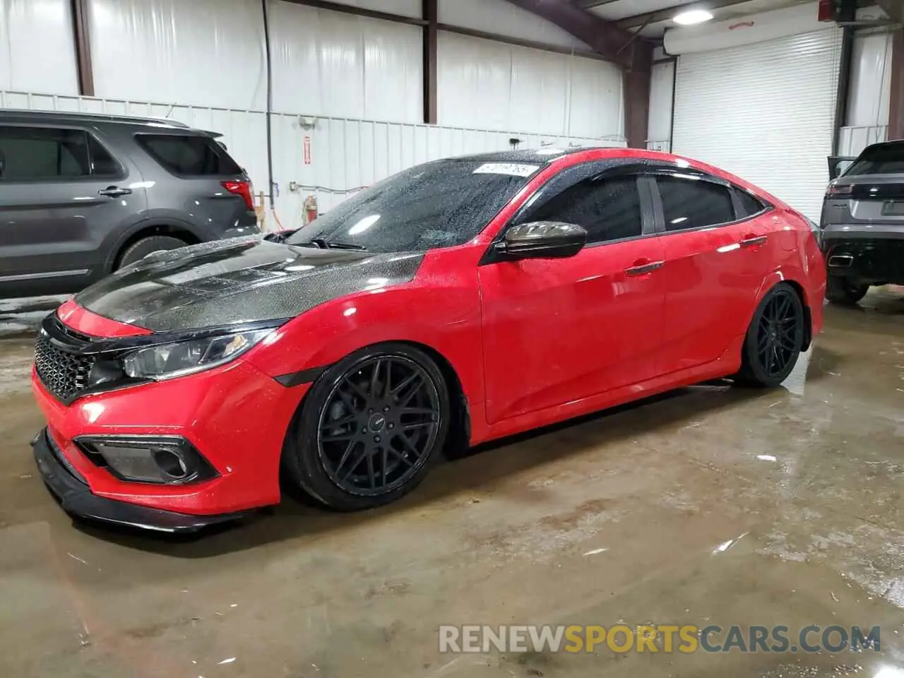 1 fotografías del automóvil dañado 2HGFC2E81LH574183 HONDA CIVIC 2020