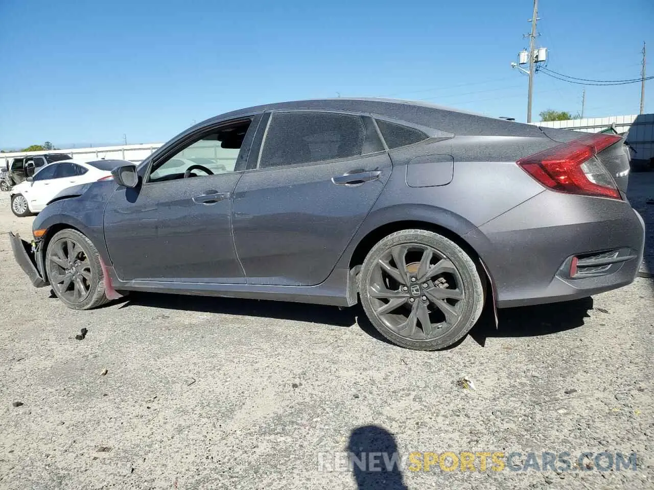 2 fotografías del automóvil dañado 2HGFC2E81LH598936 HONDA CIVIC 2020