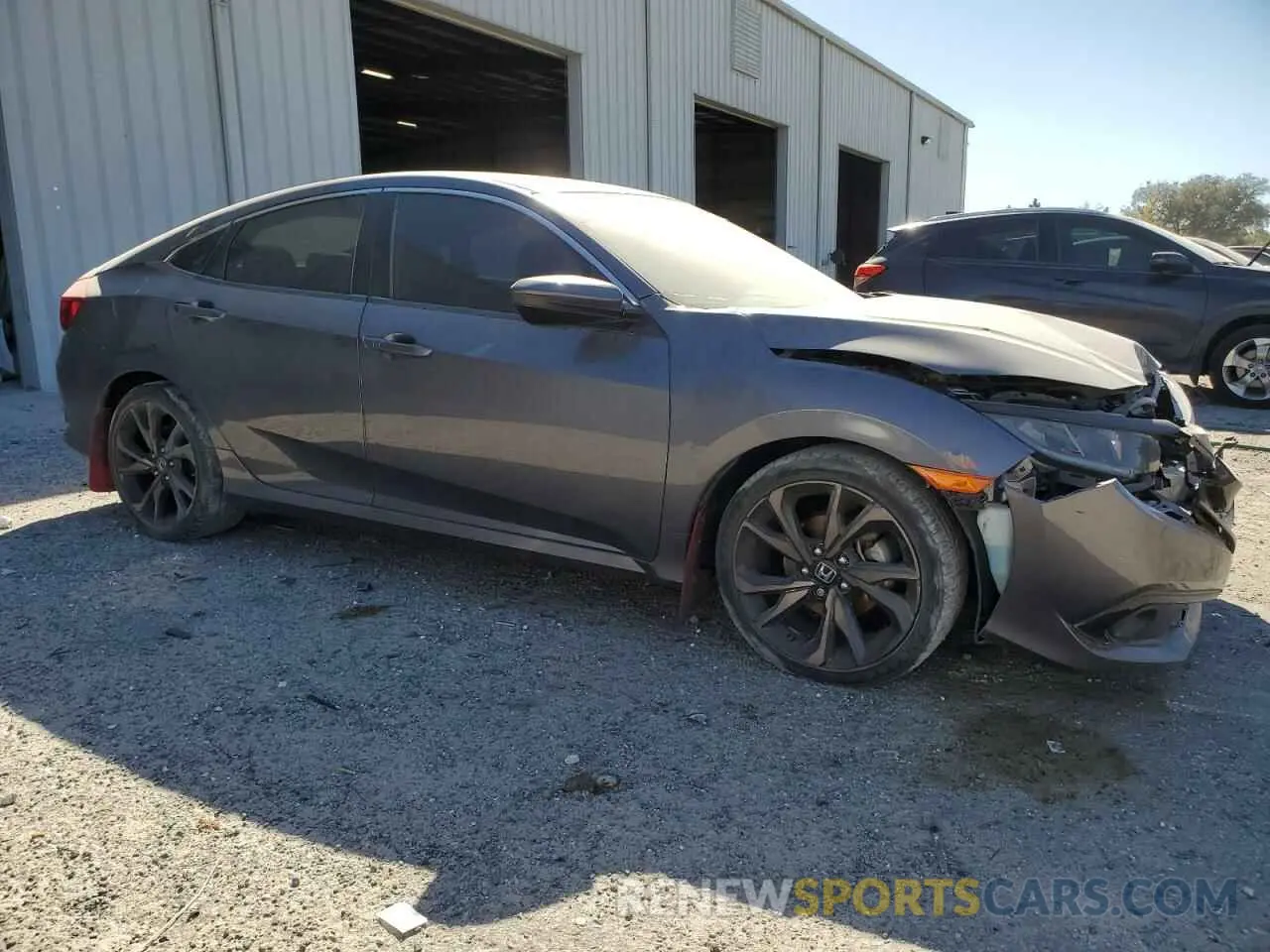 4 fotografías del automóvil dañado 2HGFC2E81LH598936 HONDA CIVIC 2020