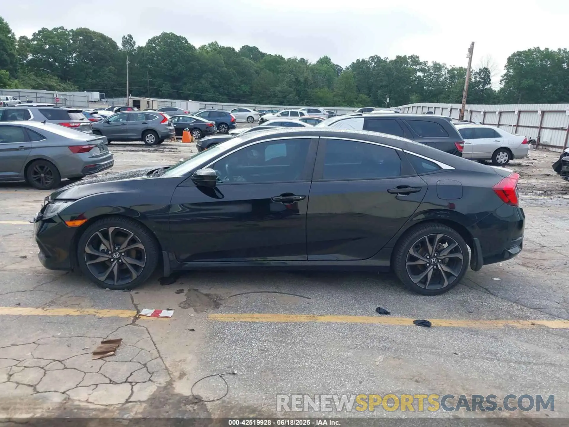 14 fotografías del automóvil dañado 2HGFC2E84LH535961 HONDA CIVIC 2020