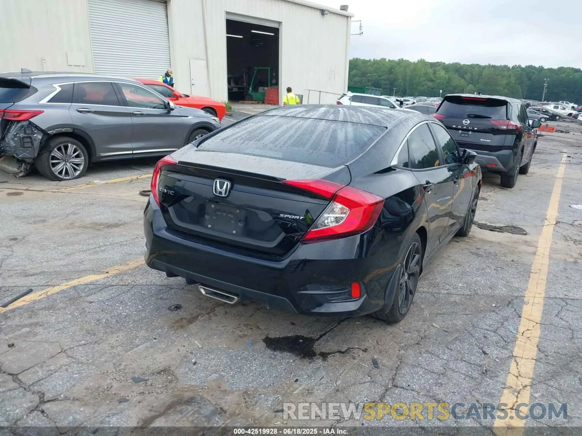 4 fotografías del automóvil dañado 2HGFC2E84LH535961 HONDA CIVIC 2020