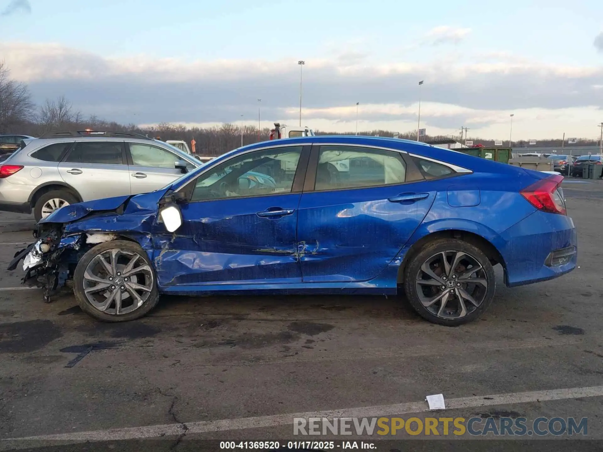 14 fotografías del automóvil dañado 2HGFC2E89LH503703 HONDA CIVIC 2020