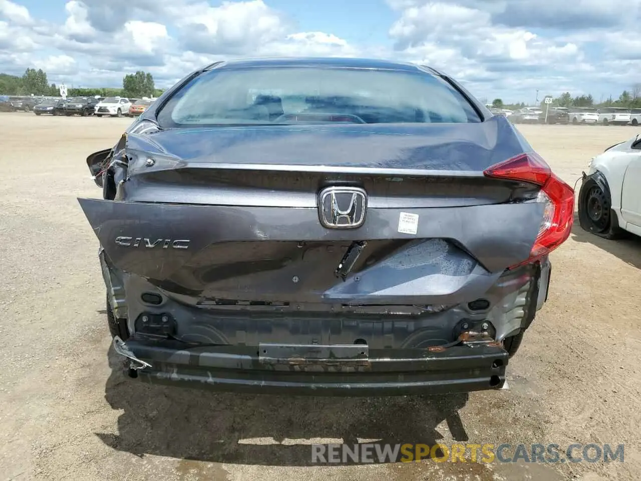 6 fotografías del automóvil dañado 2HGFC2F50LH020444 HONDA CIVIC 2020