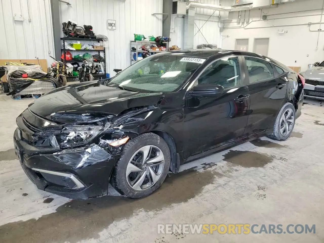 1 fotografías del automóvil dañado 2HGFC2F54LH004098 HONDA CIVIC 2020