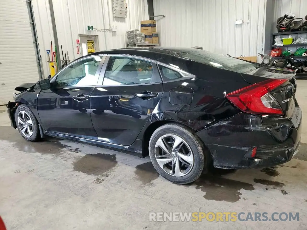 2 fotografías del automóvil dañado 2HGFC2F54LH004098 HONDA CIVIC 2020