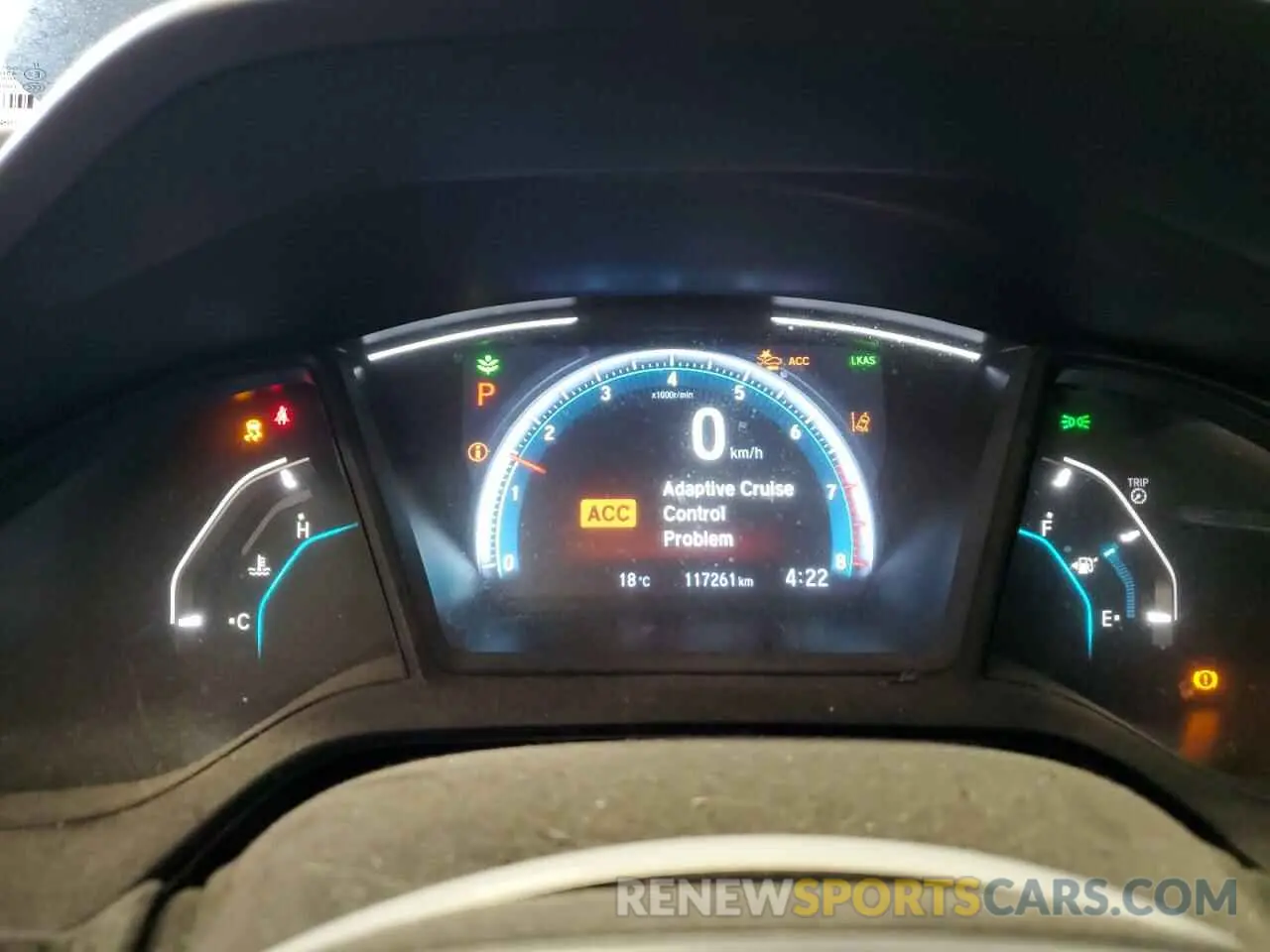 9 fotografías del automóvil dañado 2HGFC2F54LH004098 HONDA CIVIC 2020