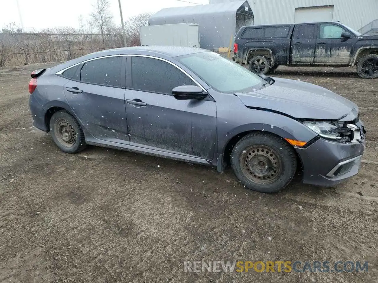 4 fotografías del automóvil dañado 2HGFC2F57LH033224 HONDA CIVIC 2020