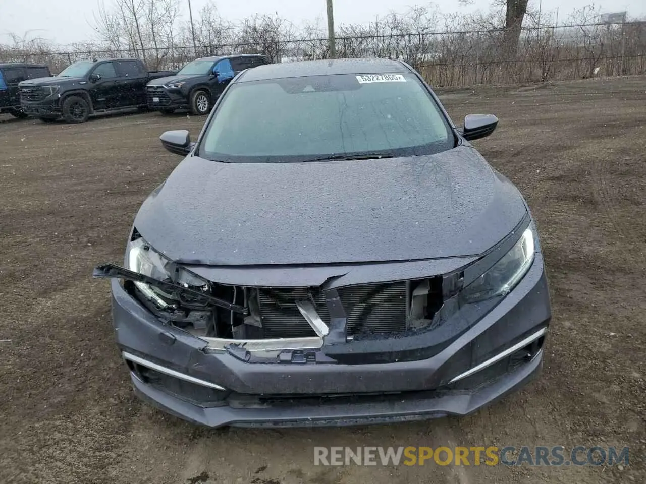 5 fotografías del automóvil dañado 2HGFC2F57LH033224 HONDA CIVIC 2020