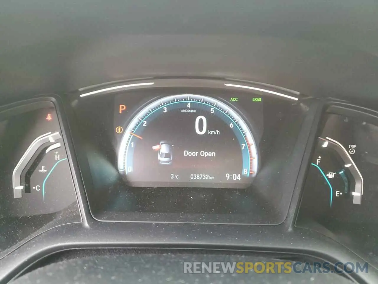 9 fotografías del automóvil dañado 2HGFC2F57LH033224 HONDA CIVIC 2020
