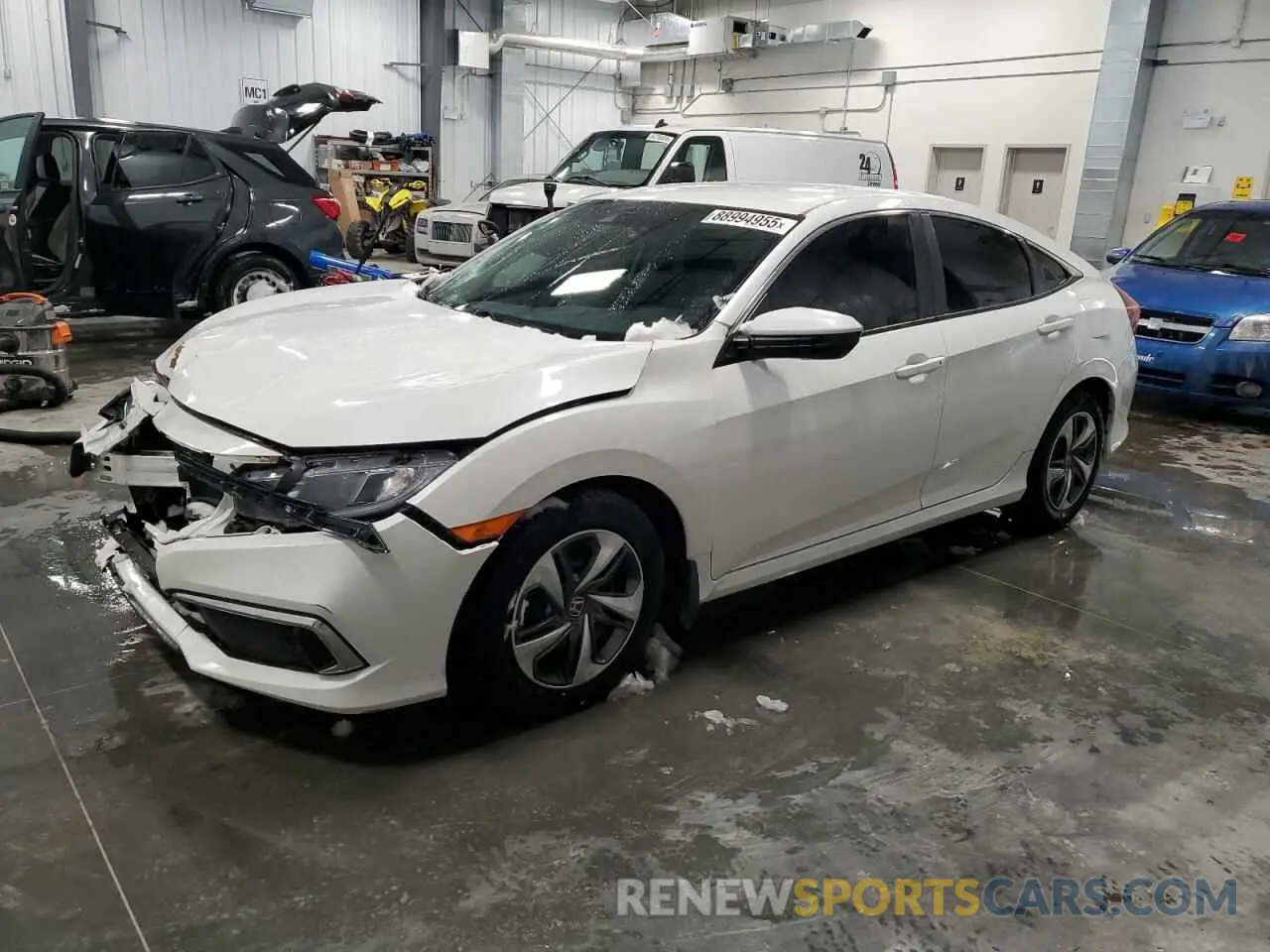 1 fotografías del automóvil dañado 2HGFC2F58LH007201 HONDA CIVIC 2020