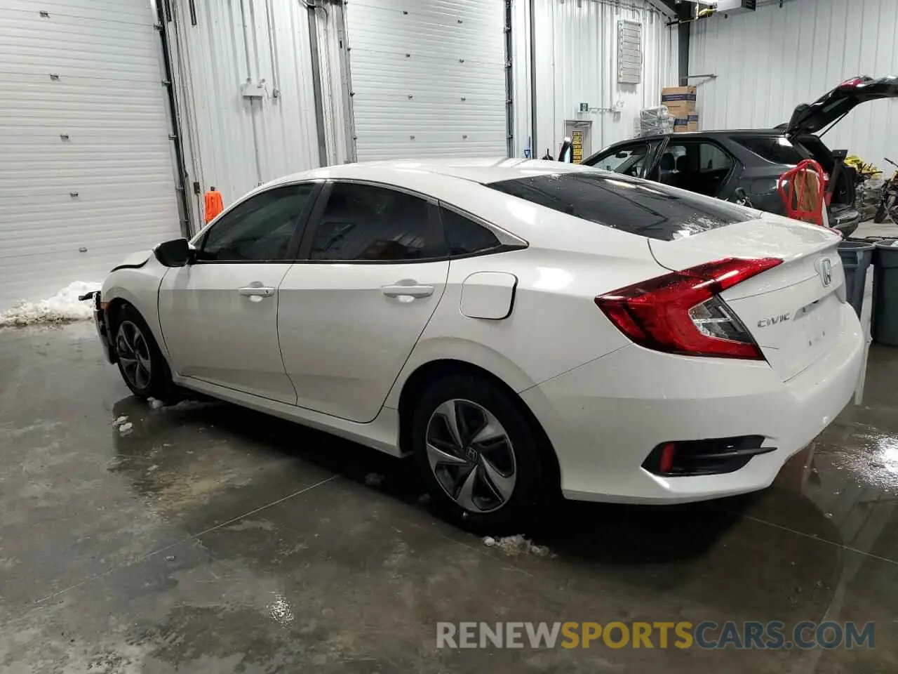 2 fotografías del automóvil dañado 2HGFC2F58LH007201 HONDA CIVIC 2020