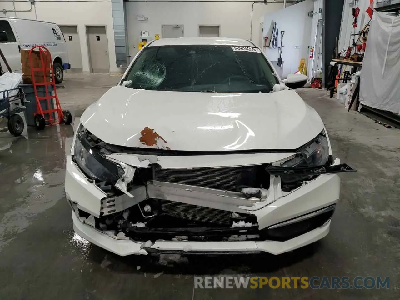 5 fotografías del automóvil dañado 2HGFC2F58LH007201 HONDA CIVIC 2020