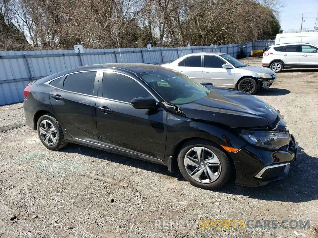 4 fotografías del automóvil dañado 2HGFC2F58LH024354 HONDA CIVIC 2020