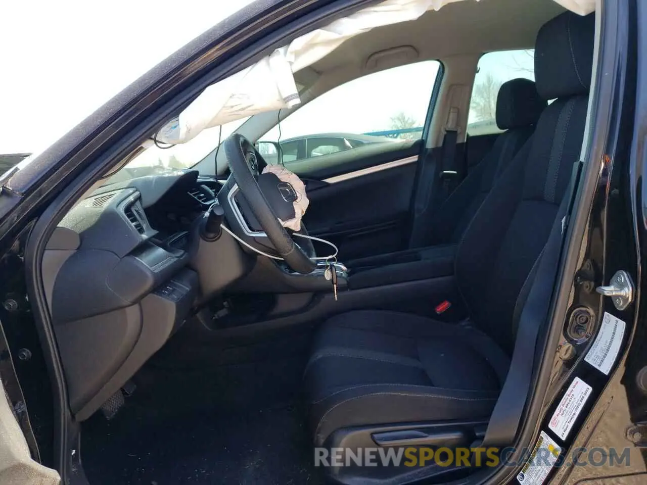 7 fotografías del automóvil dañado 2HGFC2F58LH024354 HONDA CIVIC 2020