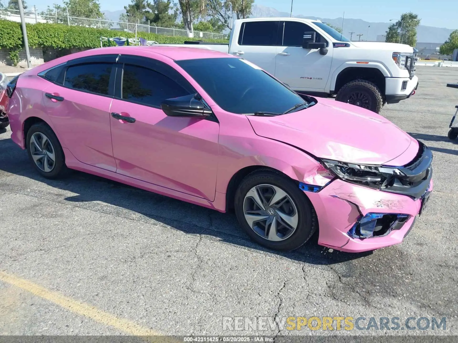1 fotografías del automóvil dañado 2HGFC2F60LH512433 HONDA CIVIC 2020