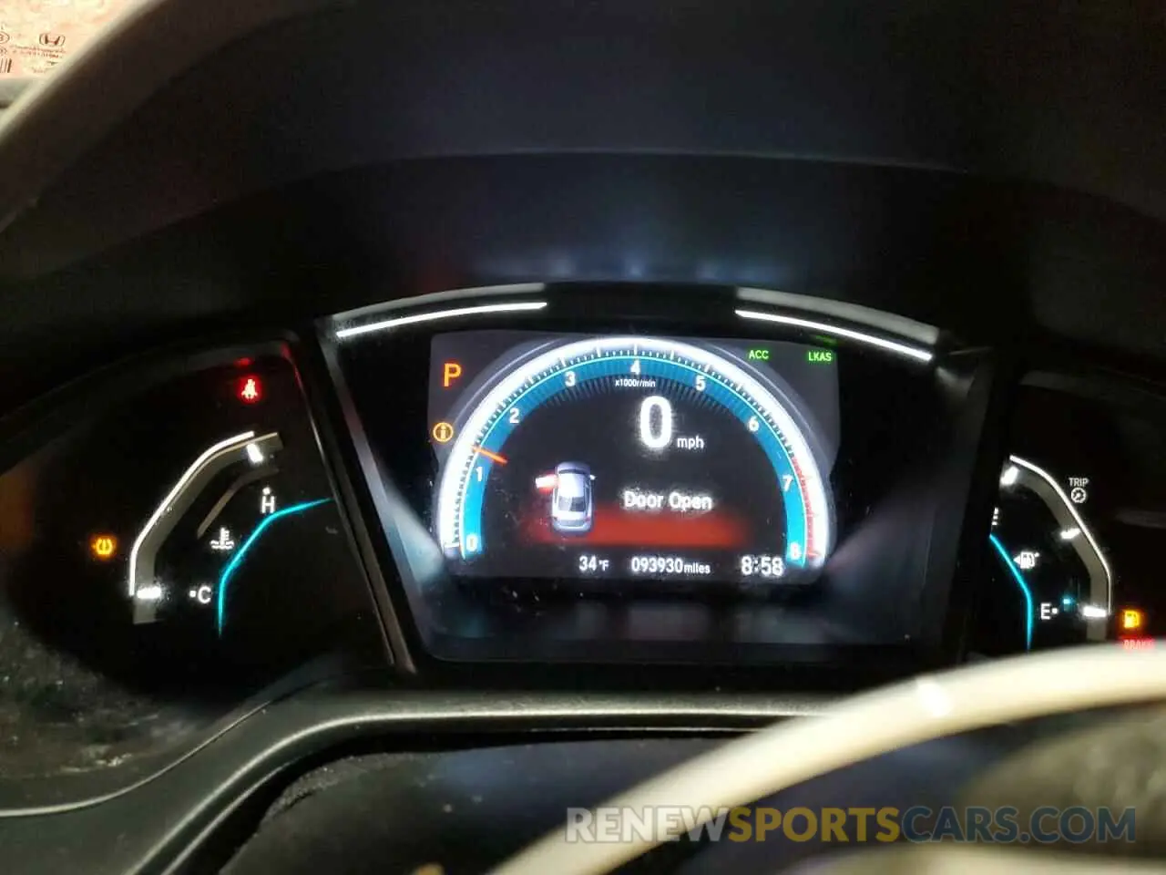 9 fotografías del automóvil dañado 2HGFC2F60LH520029 HONDA CIVIC 2020