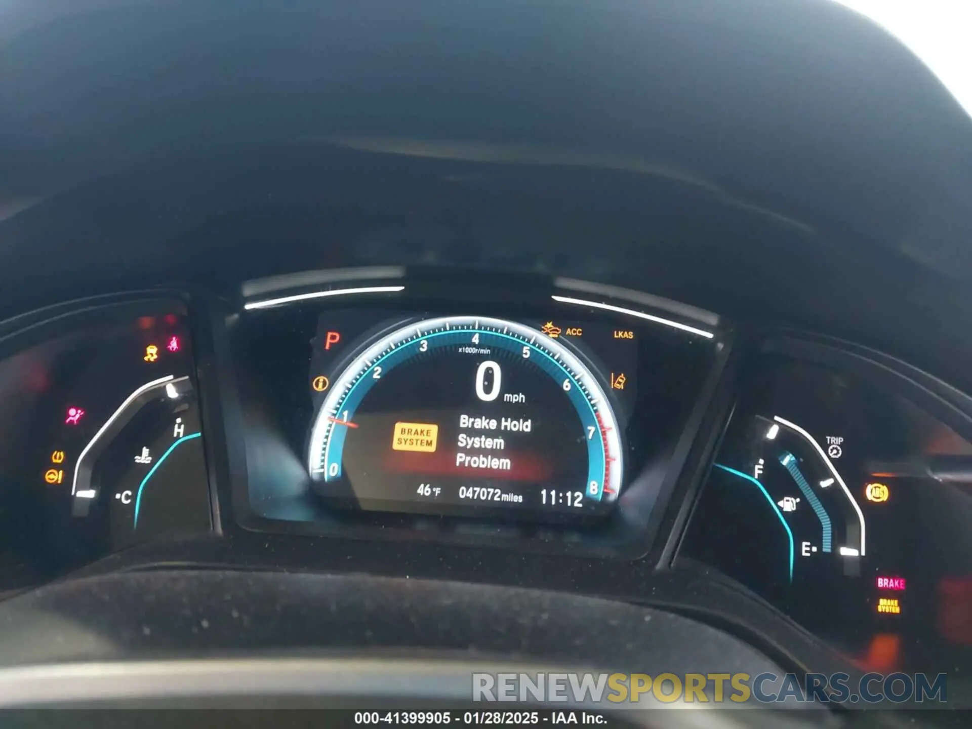 7 fotografías del automóvil dañado 2HGFC2F60LH564516 HONDA CIVIC 2020