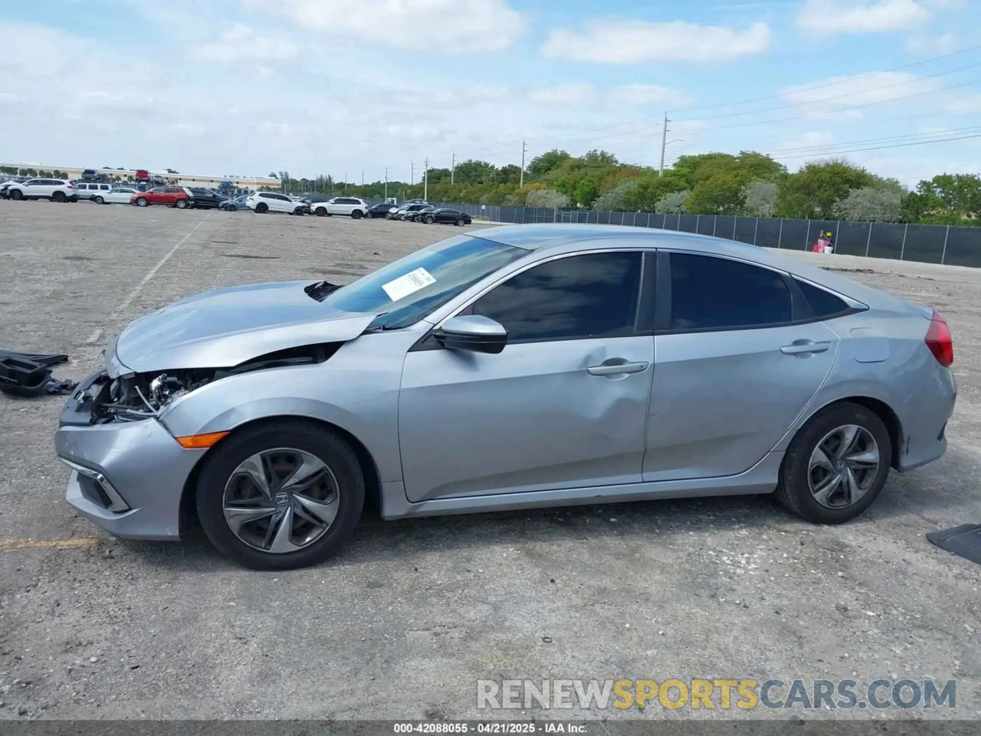 15 fotografías del automóvil dañado 2HGFC2F60LH565181 HONDA CIVIC 2020