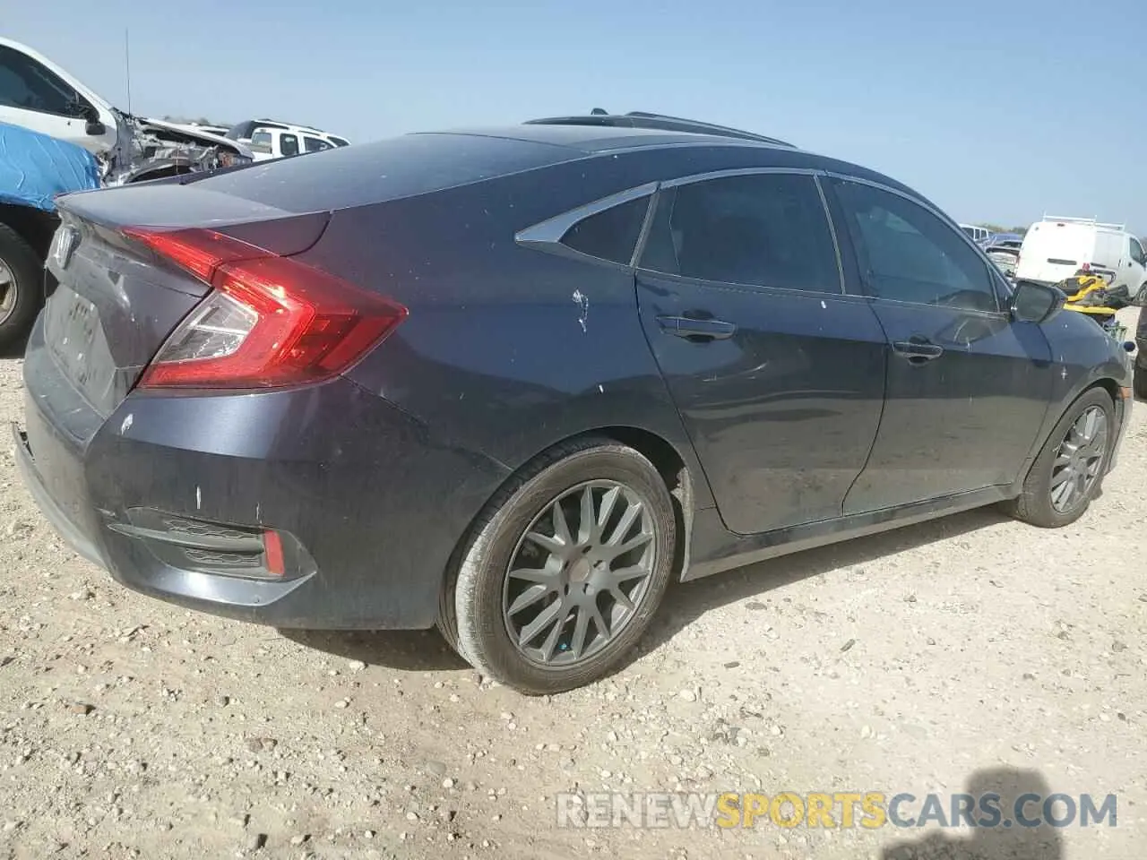 3 fotografías del automóvil dañado 2HGFC2F60LH573801 HONDA CIVIC 2020