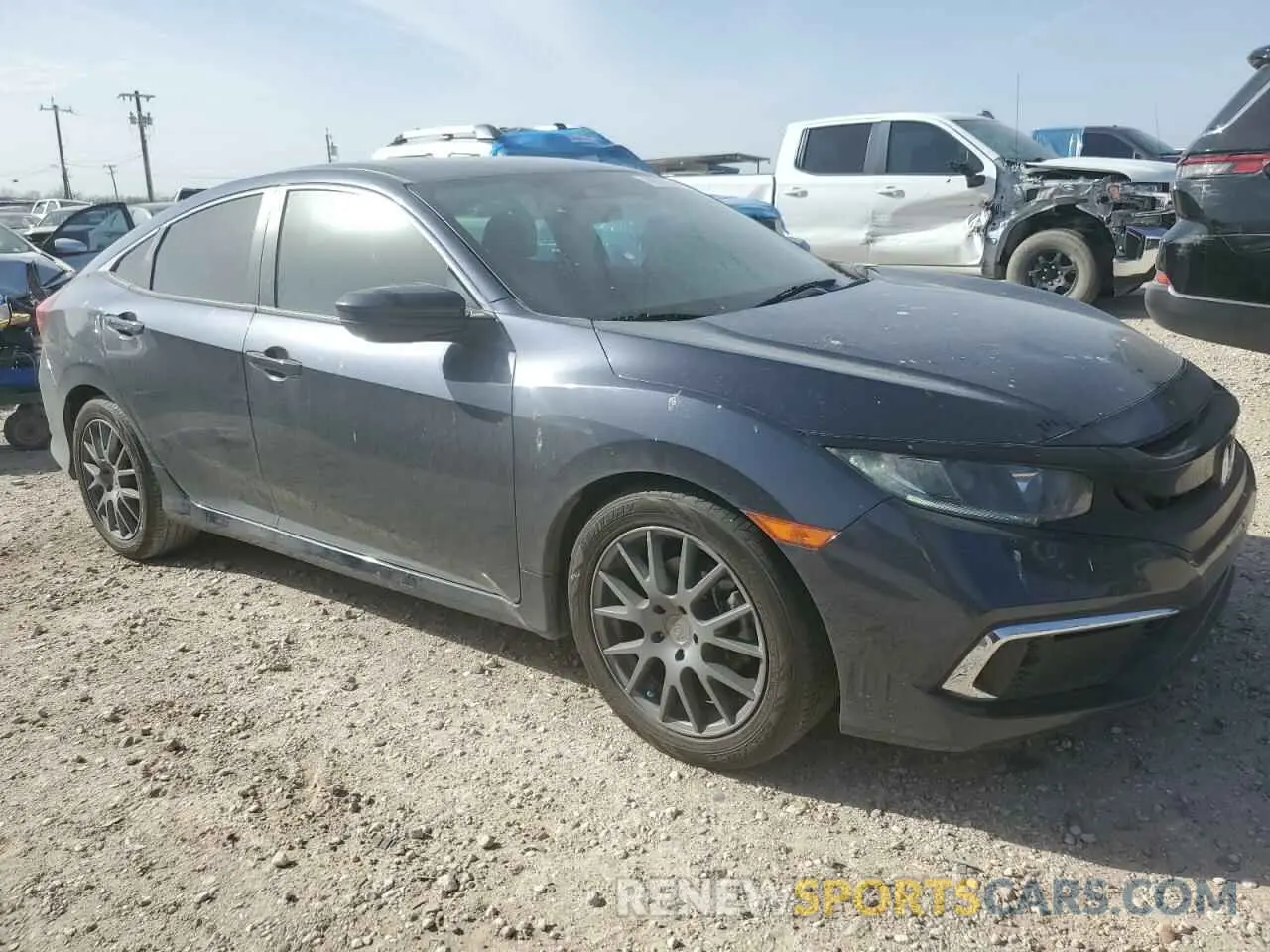 4 fotografías del automóvil dañado 2HGFC2F60LH573801 HONDA CIVIC 2020