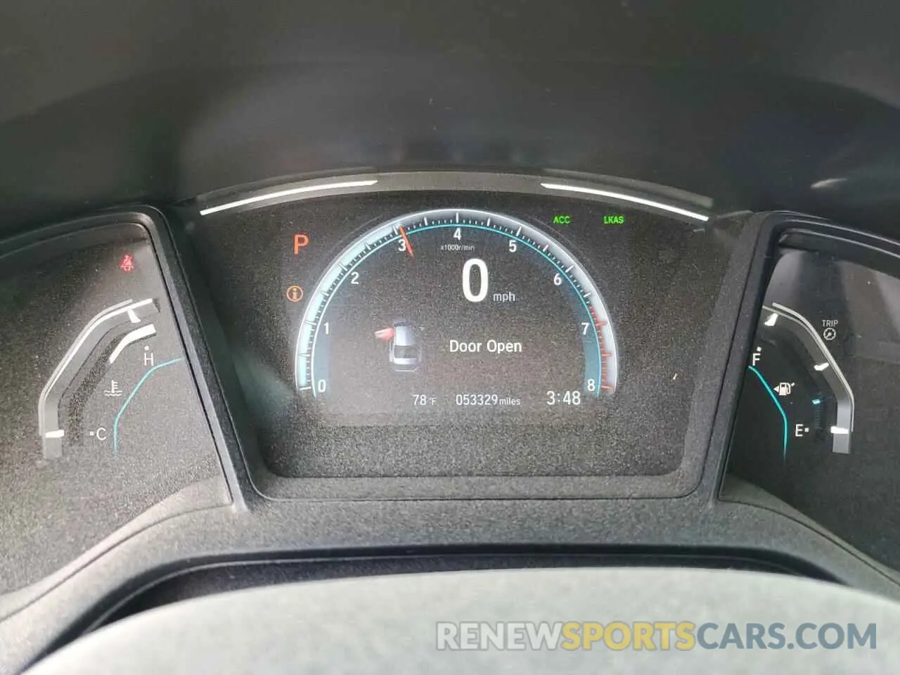 9 fotografías del automóvil dañado 2HGFC2F60LH573801 HONDA CIVIC 2020