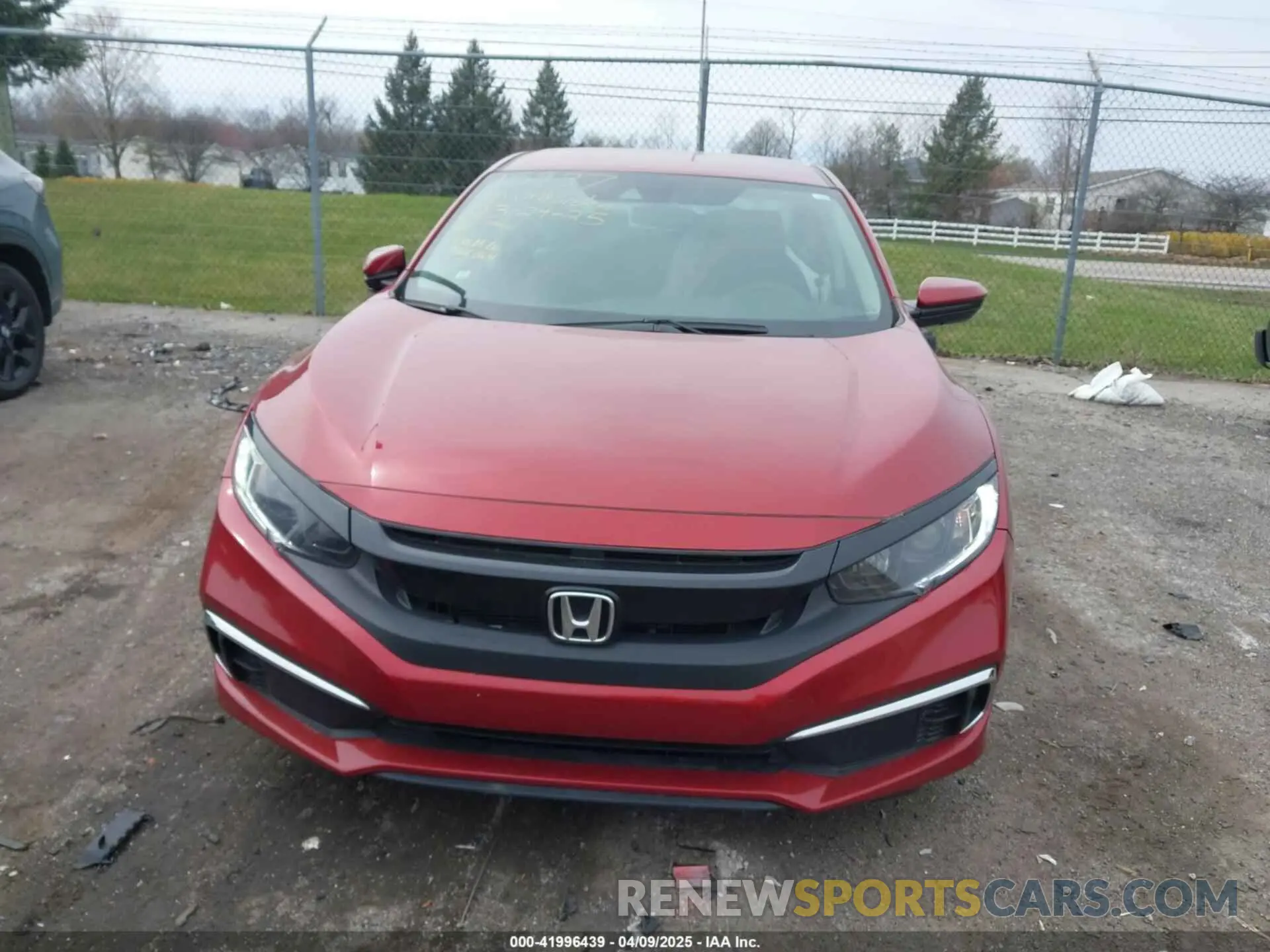 12 fotografías del automóvil dañado 2HGFC2F60LH577654 HONDA CIVIC 2020