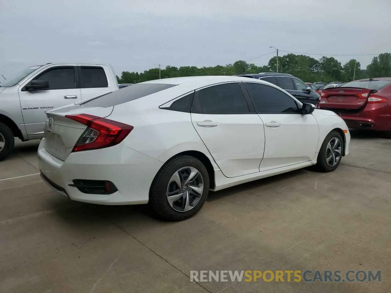 3 fotografías del automóvil dañado 2HGFC2F61LH507791 HONDA CIVIC 2020