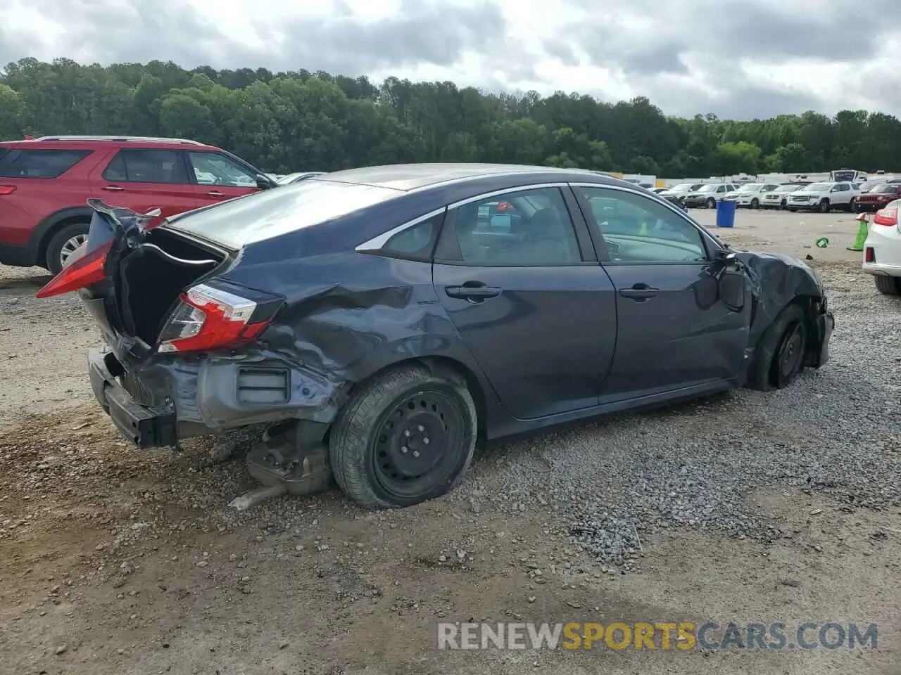 3 fotografías del automóvil dañado 2HGFC2F61LH538331 HONDA CIVIC 2020
