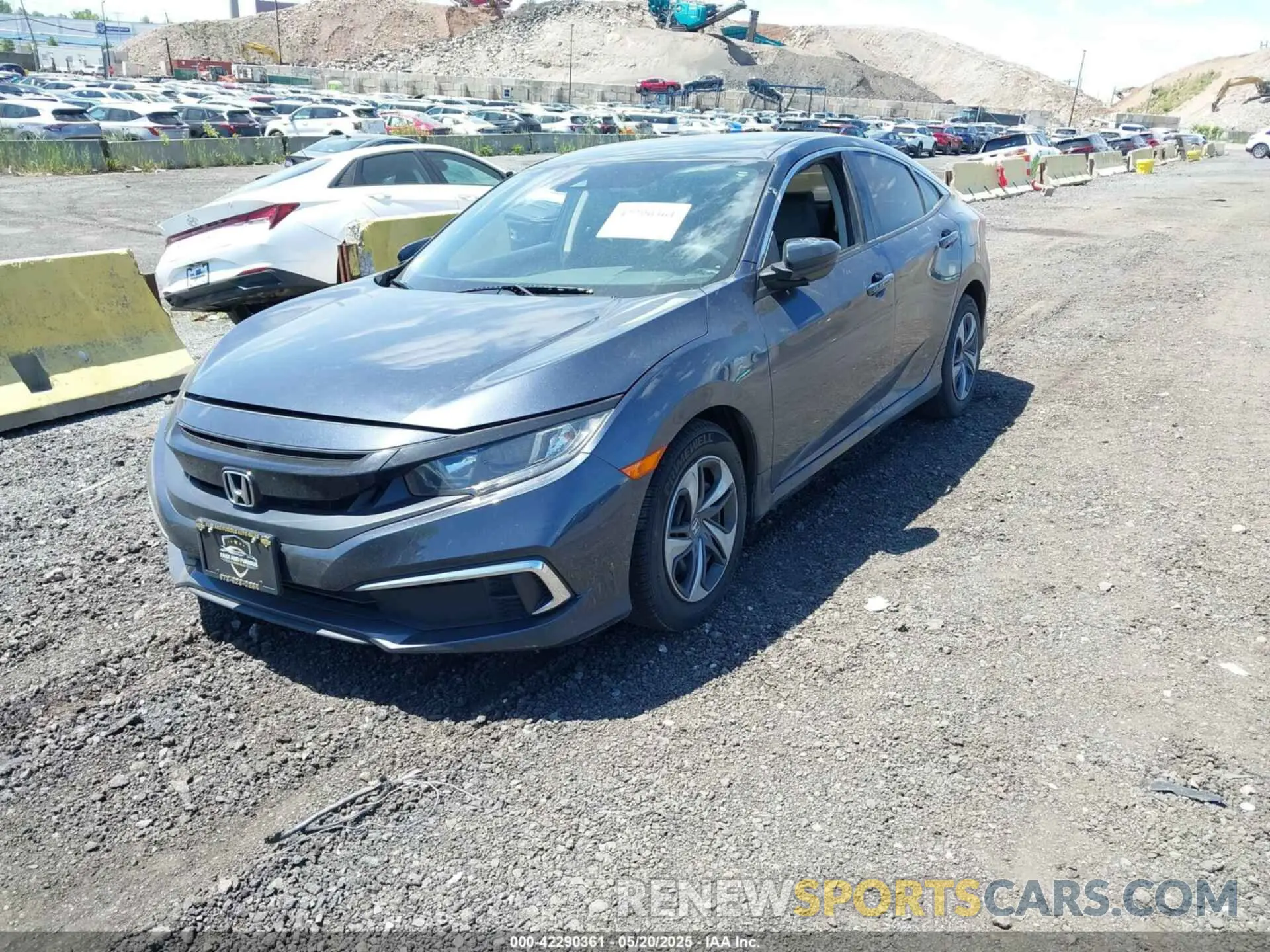 2 fotografías del automóvil dañado 2HGFC2F61LH567246 HONDA CIVIC 2020