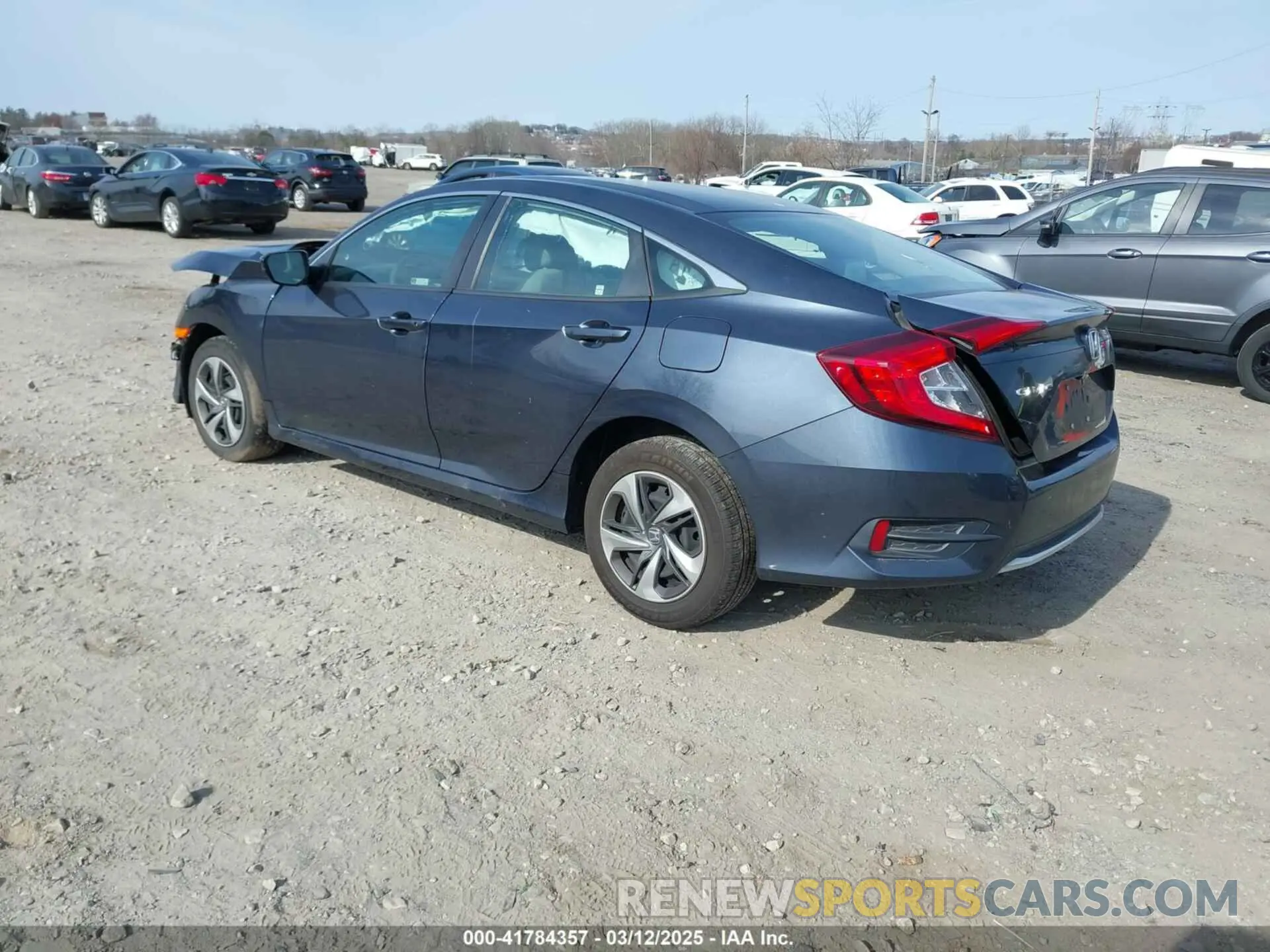 3 fotografías del automóvil dañado 2HGFC2F61LH570034 HONDA CIVIC 2020