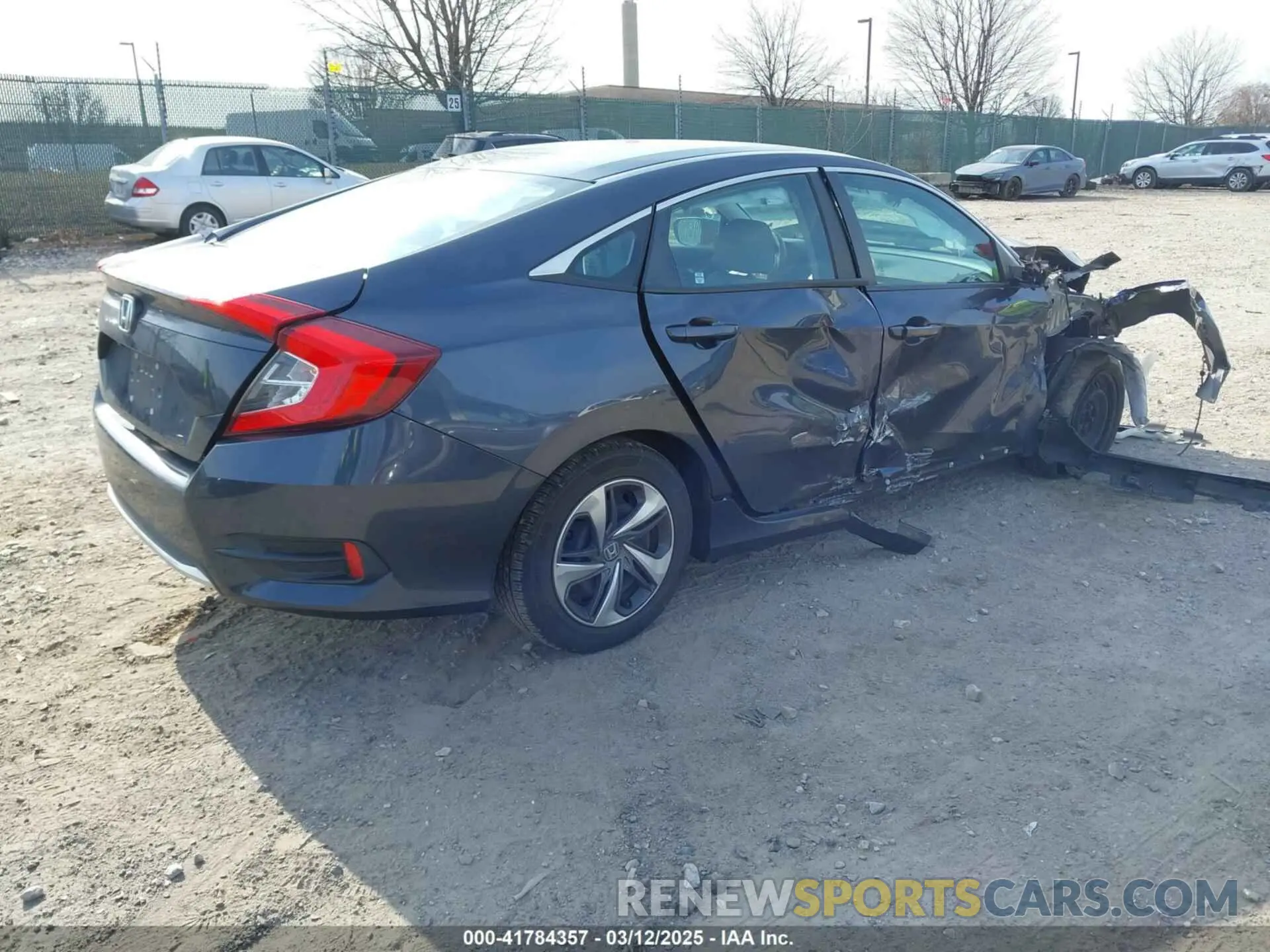 4 fotografías del automóvil dañado 2HGFC2F61LH570034 HONDA CIVIC 2020