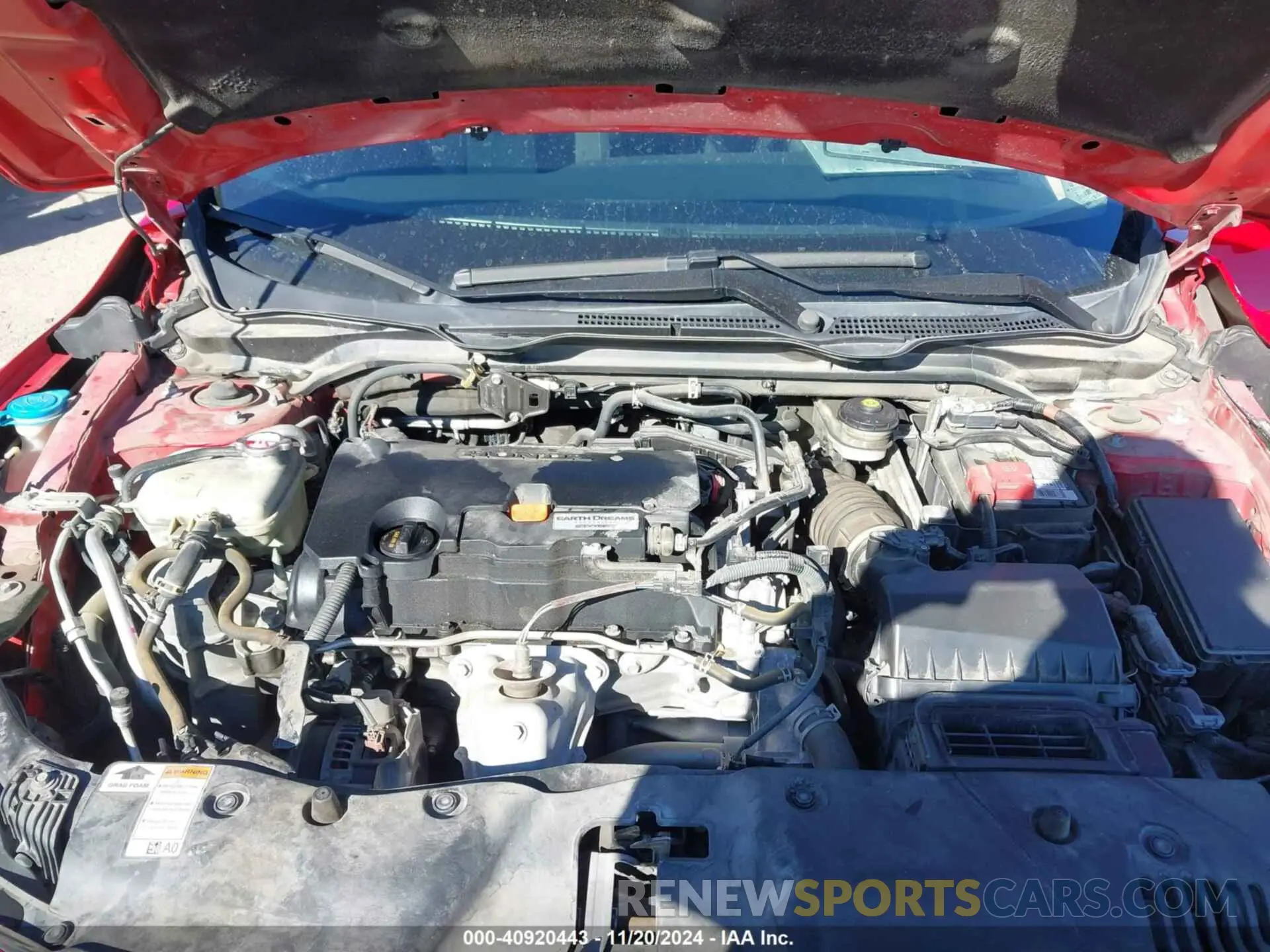 10 fotografías del automóvil dañado 2HGFC2F61LH580353 HONDA CIVIC 2020