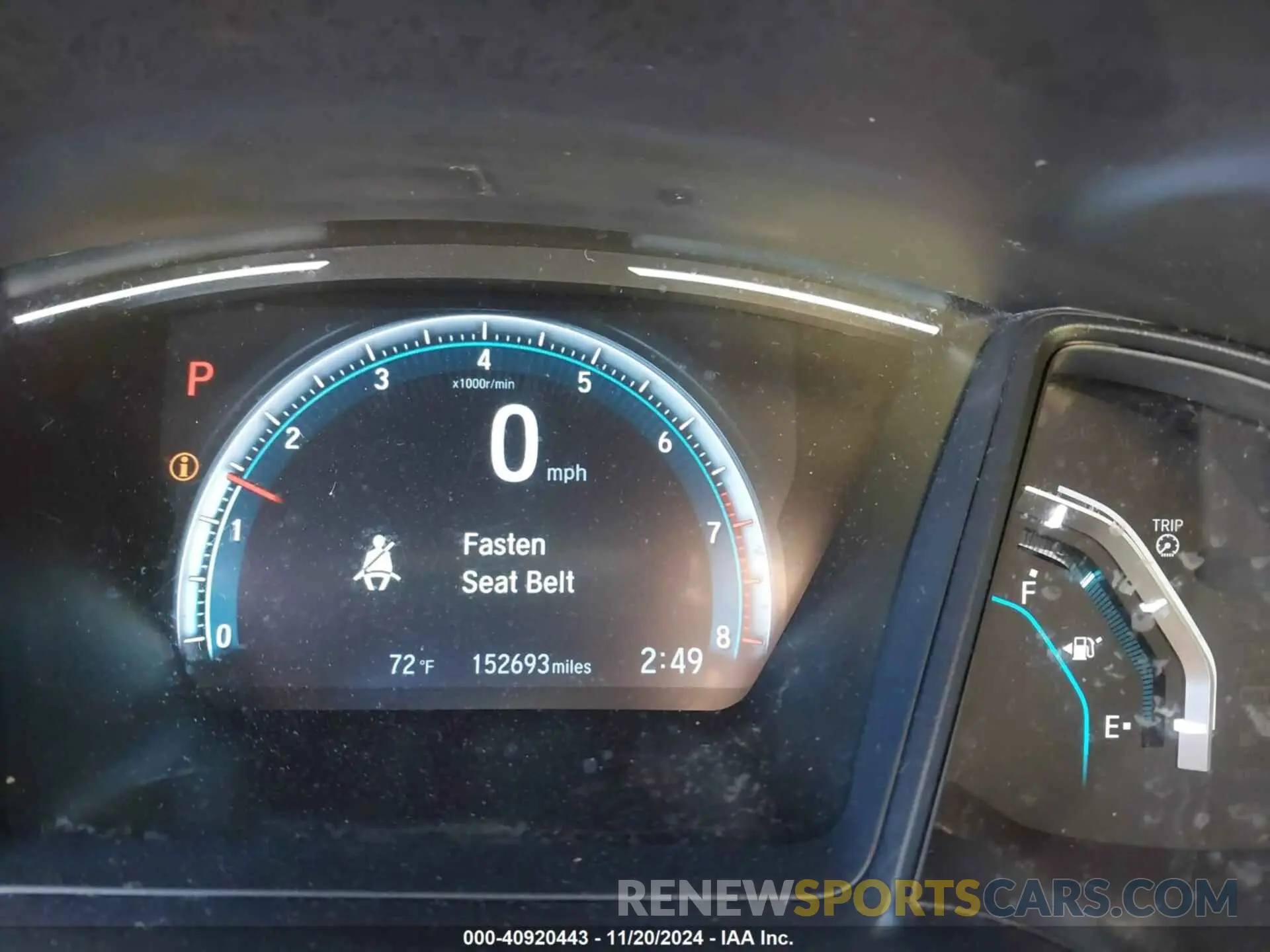7 fotografías del automóvil dañado 2HGFC2F61LH580353 HONDA CIVIC 2020