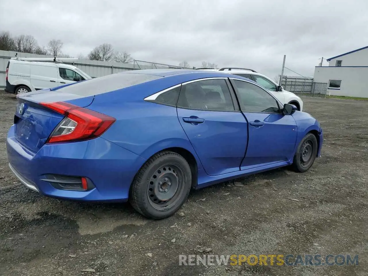 3 fotografías del automóvil dañado 2HGFC2F61LH596973 HONDA CIVIC 2020