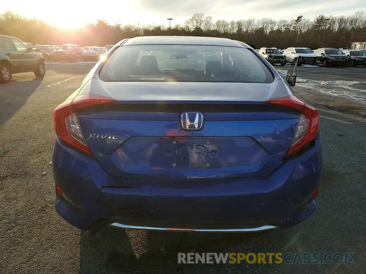 6 fotografías del automóvil dañado 2HGFC2F62LH502938 HONDA CIVIC 2020