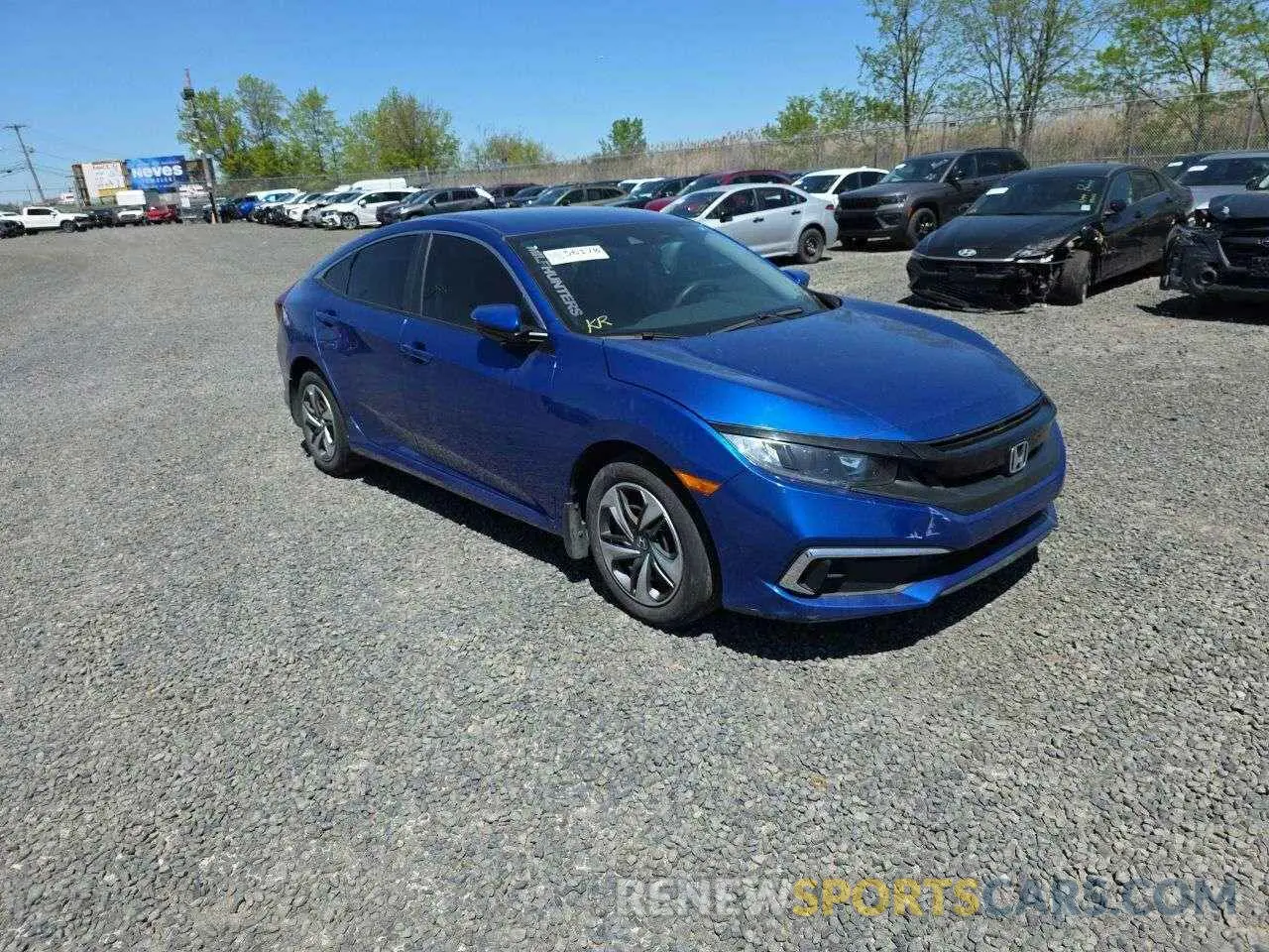 3 fotografías del automóvil dañado 2HGFC2F62LH520937 HONDA CIVIC 2020