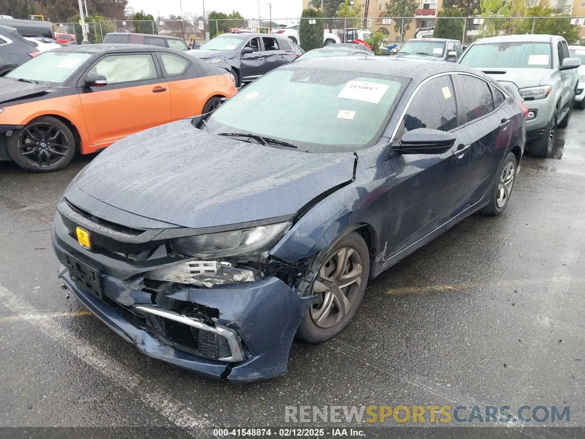 2 fotografías del automóvil dañado 2HGFC2F62LH527113 HONDA CIVIC 2020