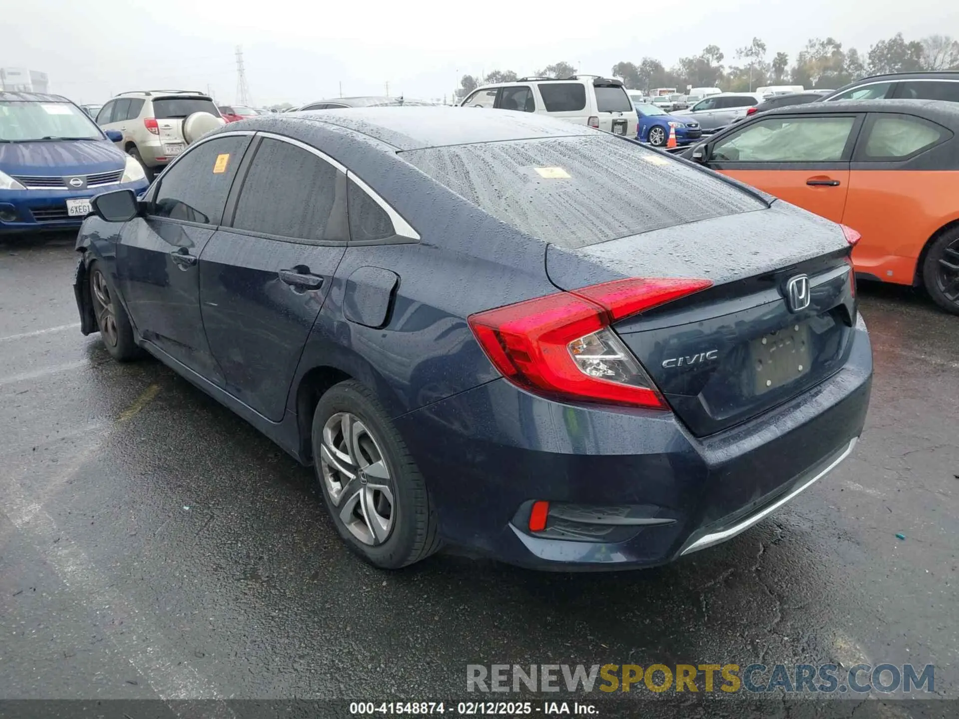 3 fotografías del automóvil dañado 2HGFC2F62LH527113 HONDA CIVIC 2020